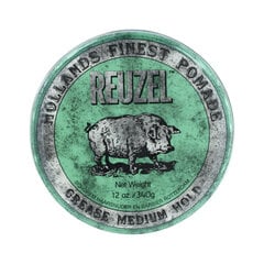 Reuzel Medium Hold pomade Green Grease 340 g hinta ja tiedot | Hiustarvikkeet | hobbyhall.fi