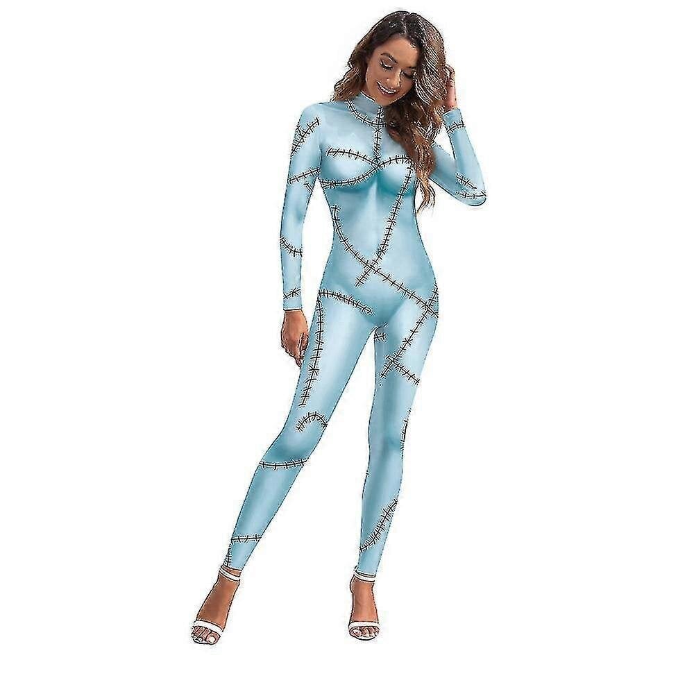 Naisten painajainen ennen joulua Sally-asu Cosplay Party Jumpsuit Bodysuit Halloween-lahjat hinta ja tiedot | Naamiaisasut | hobbyhall.fi