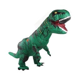 Dinosaur-asu T Rex puhallettava dinosaurus räjäyttää puku Halloween Cosplay -juhliin jouluksi hinta ja tiedot | Naamiaisasut | hobbyhall.fi