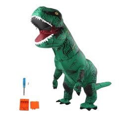 Dinosaur-asu T Rex puhallettava dinosaurus räjäyttää puku Halloween Cosplay -juhliin jouluksi hinta ja tiedot | Naamiaisasut | hobbyhall.fi