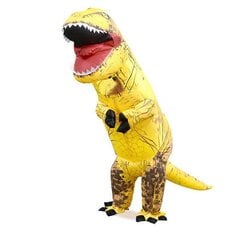 Huiyun Halloween T-Rex Dinosaur puhallettava asu kokovartalo dinosaurus cosplay aikuisten puvut Hauskat juhlarekvisiitta joulupuku lapsille hinta ja tiedot | Naamiaisasut | hobbyhall.fi