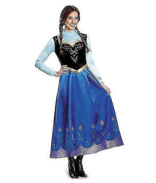 Aikuisten prinsessa Anna Cosplay -asu Frozen Christmas Cos Fancy Dres_1 hinta ja tiedot | Naamiaisasut | hobbyhall.fi