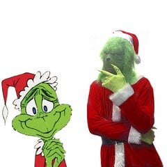 Jouluinen aikuisten Grinch Cosplay -asu Fancy Dress - Joulujuhlasetti hinta ja tiedot | Naamiaisasut | hobbyhall.fi