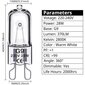 G9 halogeenilamput 28W, 230V, 10 kpl hinta ja tiedot | Tuuletinvalaisimet | hobbyhall.fi