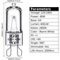 G9 halogeenilamput 40W, 230V, 10 kpl 40W 40W hinta ja tiedot | Tuuletinvalaisimet | hobbyhall.fi