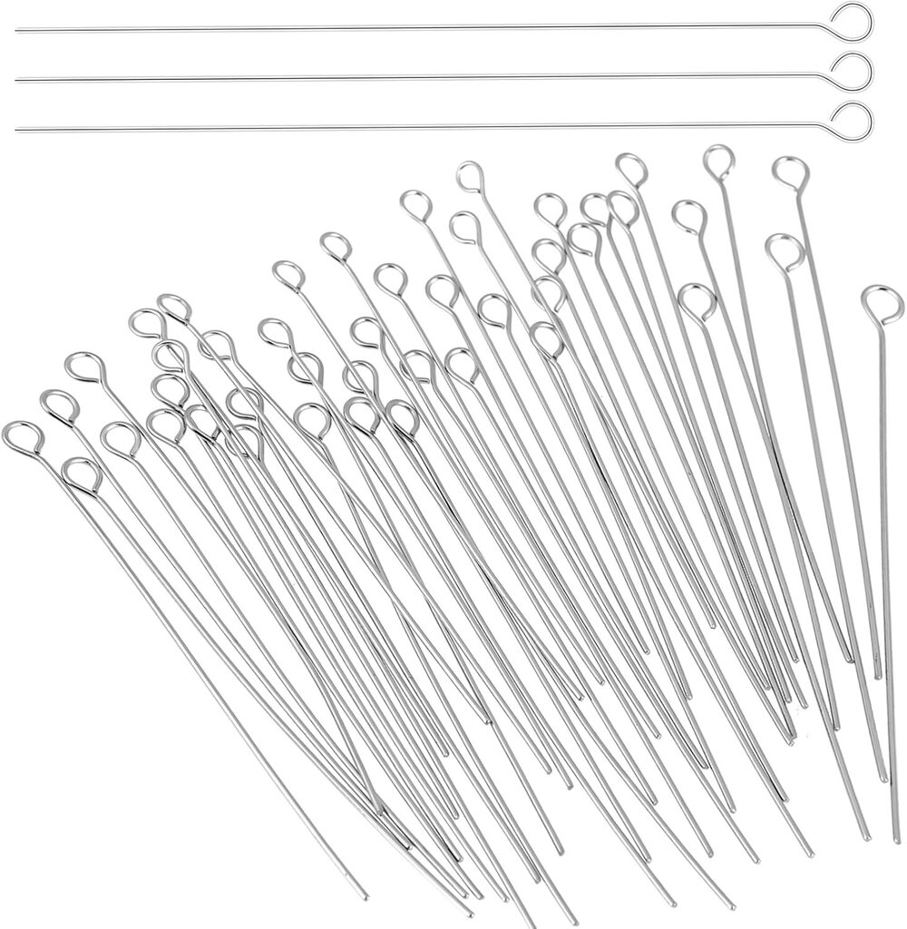 200 kpl Mini metallilankaiset silmäneulat Helmikoru Pienet avoimet Silmäpään Neulat Neulat Ruostumattomasta teräksestä Neulat koruihin Tee-se-itse askartelu helmikorvakoru riipus muualle hinta ja tiedot | Miesten korut | hobbyhall.fi