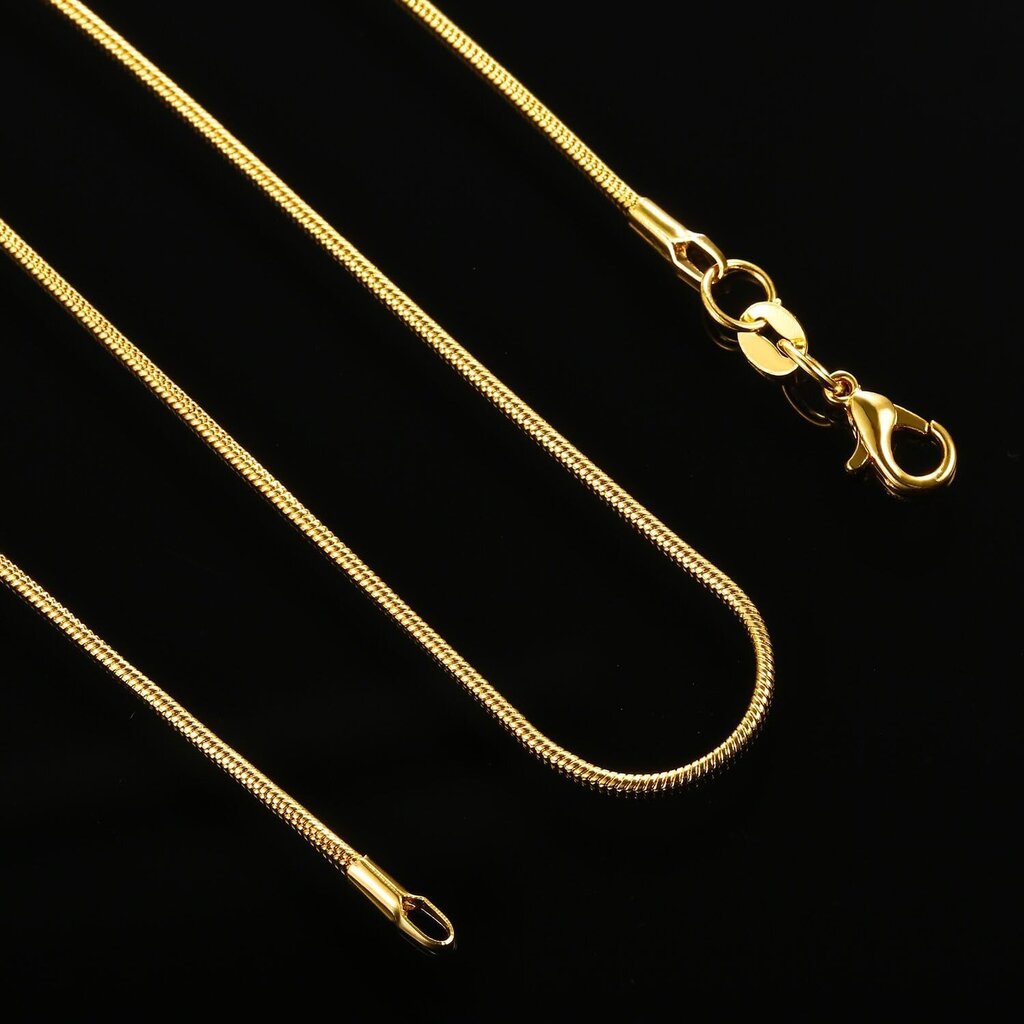 24 Pack Gold Snake Chain kaulakoru ketjut hummeri soljet Lahjat tee itse korujen valmistukseen, 1,2 mm kultaa 18 tuumaa hinta ja tiedot | Miesten korut | hobbyhall.fi