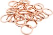 metalliset avaimenperät avaimenperille - Flat Rose Gold avaimenperärenkaat askarteluun - 50 halkaistua avaimenperäsetti Bulkki avaimenperät auton avaimille Koti avaimenperät Fla hinta ja tiedot | Miesten korut | hobbyhall.fi