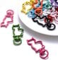 25 kpl Metal Cat Design Spring Snap Avaimenperä Clip Seos Monivärinen Metalli Kääntyvät Hakaset Kääntyvä Lanyard Snap Koukku Värikäs Avaimenperä Hummeri Hakaset DIY Je hinta ja tiedot | Miesten korut | hobbyhall.fi