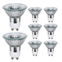 Pakkauksessa 8 kpl Gu10 halogeenilamppuja 35w,220v Gu10 halogeeni kohdevalolamppuja 2800k lämmin hinta ja tiedot | Tuuletinvalaisimet | hobbyhall.fi