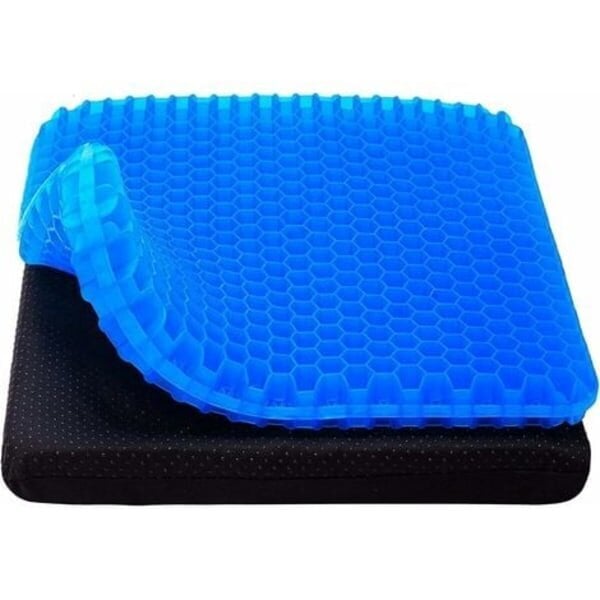 Memory Foam Gel Istuintyyny, Geelityyny, Ortopedinen Ergonominen Tuolin tyyny toimistoon, Autoon, Anti-Decubitus Coccyx Tyyny (sininen) hinta ja tiedot | Kauneudenhoitotarvikkeet | hobbyhall.fi