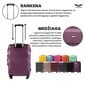 Pieni matkalaukku Wings Peacock XS, tummanvioletti hinta ja tiedot | Matkalaukut ja -kassit | hobbyhall.fi
