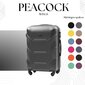 Pieni matkalaukku Wings Peacock S, tummanharmaa hinta ja tiedot | Matkalaukut ja -kassit | hobbyhall.fi