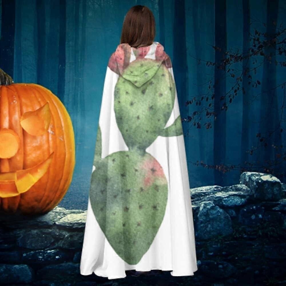 n317 Vihreä Vaaleanpunainen Tuore Luonto Kasvi Kaktus Aikuisten Viittakuvioinen Puku Viitta Hupulla 59 tuumaa Jouluksi Halloween Cosplay -asut kia317 hinta ja tiedot | Naamiaisasut | hobbyhall.fi