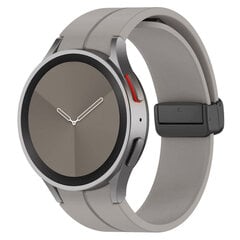 (Galaxy Watch 4 40mmGrey)Alkuperäinen silikoniranneke Samsung Watch 5/4 44mm 40mm Watch5 Pro 45mm magneettisolkinauha Galaxy Watch 4 Classic 42 46mm - kellon rannekkeet hinta ja tiedot | Älykellojen ja aktiivisuusrannekkeiden lisätarvikkeet | hobbyhall.fi