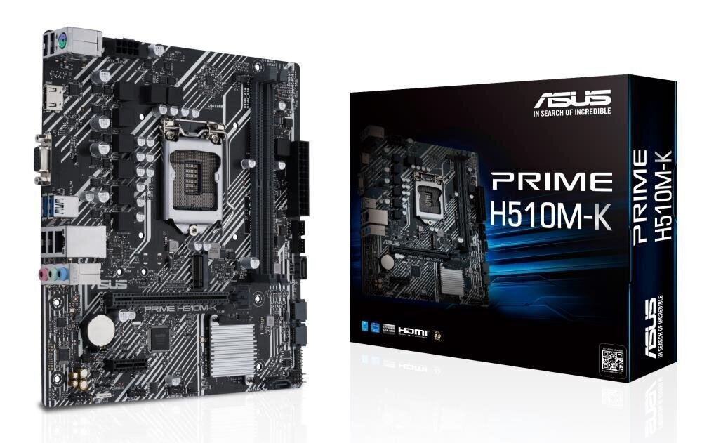 Asus Prime H510M-K hinta ja tiedot | Emolevyt | hobbyhall.fi