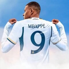 24-25 Real Madrid Mbappe 9 Kotijalkapallopaidat Uusi kausi Uusimmat jalkapallopaidat aikuisille ja lapsille Jalkapallolapset 26 (140-150 cm) hinta ja tiedot | Jalkapallovaatteet ja -varusteet | hobbyhall.fi