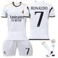 23-24 Ronaldo 7 Real Madrid -paita New Season Uusimmat aikuisten lasten jalkapallopaidat VTY Kids 28(150-160cm) hinta ja tiedot | Jalkapallovaatteet ja -varusteet | hobbyhall.fi