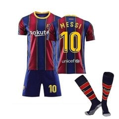 Jalkapallovaatesetti Barcelona Messi 140-150 hinta ja tiedot | Jalkapallovaatteet ja -varusteet | hobbyhall.fi