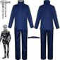 2023 Anime Jujutsu Kaisen Gojo Satoru Cosplay-asu Topit Housut Silmälaput Halloween Party Miesten univormu Peruukki-R Musta Paketti 4 S hinta ja tiedot | Puutarhakalusteet | hobbyhall.fi