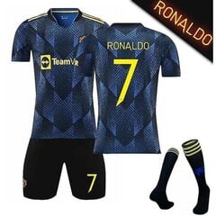 Mestarien liigan versio kaksi vieras Cristiano Ronaldo -paita nro 10 Rashford Dark Blue_1 CNMR - Perfect Kid28 (150-160cm) hinta ja tiedot | Jalkapallovaatteet ja -varusteet | hobbyhall.fi