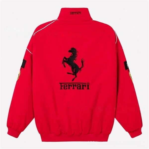 2023 Ferrari Black Embroidery Exclusive takkisetti F1 Team Racing Red Ed Ed 2XL hinta ja tiedot | Moottoripyörien lisätarvikkeet | hobbyhall.fi