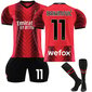 AC Milan Home Shirt Kids 23-24 nro 11 Ibrahimovic 28 hinta ja tiedot | Jalkapallovaatteet ja -varusteet | hobbyhall.fi