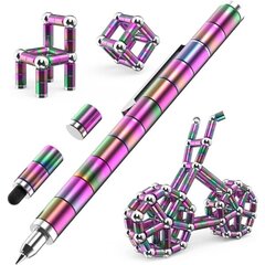 Creative Metal Magnetic Pen Dekompression Lelu Fidget Pen Coloful hinta ja tiedot | Lautapelit ja älypelit | hobbyhall.fi