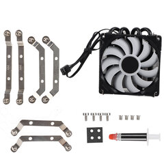 ID-COOLING IS-40 V3 Low Noise CPU Cooler Prosessorin tuuletin CPU jäähdytys Intel LGA115X & AMD:lle hinta ja tiedot | Kannettavien tietokoneiden lisätarvikkeet | hobbyhall.fi