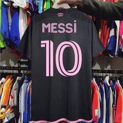 Major League Soccer Messi No.10 Miami International Jersey Kotivieras Aikuisten Lasten Jalkapallopaita Koti Lapset 28(150-160cm) Vieras Lapset 24(130-140cm) ... hinta ja tiedot | Jalkapallovaatteet ja -varusteet | hobbyhall.fi