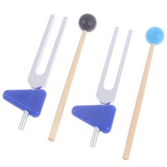 Tuning Forks Set 528 Hz Chakra DNA Repair Healing Forks Musta hinta ja tiedot | Hierontalaitteet | hobbyhall.fi