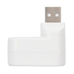 USB-keskittimet Portit USB 2.0 Mini Rotate Splitter Adapter Hub PC-kannettavalle kannettavalle tietokoneelle Mac White hinta ja tiedot | Kannettavien tietokoneiden lisätarvikkeet | hobbyhall.fi