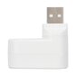 USB-keskittimet Portit USB 2.0 Mini Rotate Splitter Adapter Hub PC-kannettavalle kannettavalle tietokoneelle Mac White hinta ja tiedot | Kannettavien tietokoneiden lisätarvikkeet | hobbyhall.fi