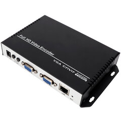 VGA-videokooderi HTTP RTSP RTMP UDP HD Live Streaming Video Signal Encoder US Plug 100~240V hinta ja tiedot | Kannettavien tietokoneiden lisätarvikkeet | hobbyhall.fi