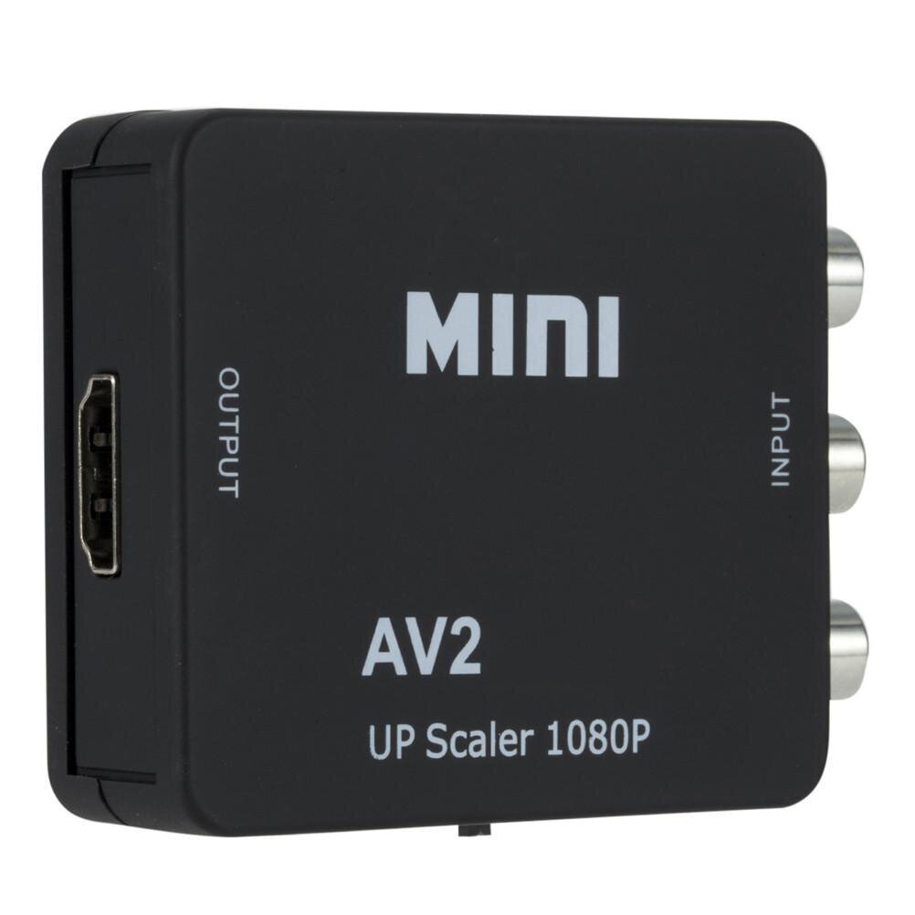 Mini AV - High Definition Multimedia Interface -muunnin High Definition AV - High Definition Multimedia Interface -sovitin AV - High Definition Multimedia Interface Video Audio Converter hinta ja tiedot | Kannettavien tietokoneiden lisätarvikkeet | hobbyhall.fi