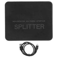 4K HDMI Splitter 1080P HDCP Switcher Erotusvahvistin 1 In 2 Out Dual Display hinta ja tiedot | Kannettavien tietokoneiden lisätarvikkeet | hobbyhall.fi