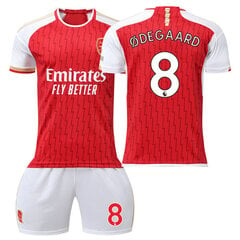 23-24 Arsenal Home Martin Odegaard nro 8 paita, ei sukkia Martin Odegaard nro 8 ei sukkia L hinta ja tiedot | Jalkapallovaatteet ja -varusteet | hobbyhall.fi