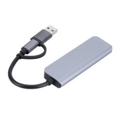 USB C -keskitin USB 3.0 Type-C -jakaja 7 IN 2 7 IN 2 7 in 2 hinta ja tiedot | Kannettavien tietokoneiden lisätarvikkeet | hobbyhall.fi