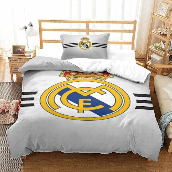 Pussilakanasetti Real Madrid D 135x200cm hinta ja tiedot | Pussilakanat ja tyynyliinat | hobbyhall.fi