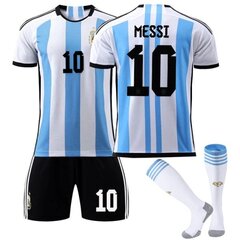 22/23 Argentiina Koti #22 Messi Jersey jalkapallopukusarja 2XL hinta ja tiedot | Jalkapallovaatteet ja -varusteet | hobbyhall.fi