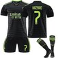 Uusi kausi 22-23 Real Madrid Away -jalkapallopaita HAZARD 7 Kids 22 (120-130cm) hinta ja tiedot | Jalkapallovaatteet ja -varusteet | hobbyhall.fi