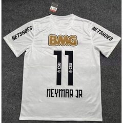 Kausi 1213 Brasilia Santos Jersey Santos Anniversary Edition No. 11 Neymar Short Sleeve Soccer Uniform Retro Top SSD hinta ja tiedot | Jalkapallovaatteet ja -varusteet | hobbyhall.fi