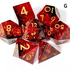 Aseta Set polyhedral noppaa lautapeliksi G hinta ja tiedot | Lautapelit ja älypelit | hobbyhall.fi