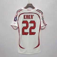 06-07ACAC Milan kotipaita kaksikymmentäkaksi Kaka-fanien muistopaita S(165-170cm) hinta ja tiedot | Jalkapallovaatteet ja -varusteet | hobbyhall.fi