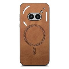 Mistään Puhelin (2a) Plus / Puhelin (2a) Nahka takakotelo yhteensopiva MagSafe Skin-Touch Phone Cover-Brown kanssa hinta ja tiedot | Puhelimen kuoret ja kotelot | hobbyhall.fi