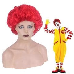 Ronald Mcdonald Pelle Punainen Keltainen Fancy Dress Aikuisten puvut Miesten Funny Halloween Carnival Party Cosplay Asut hinta ja tiedot | Naamiaisasut | hobbyhall.fi