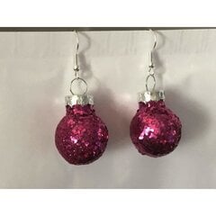 Hopeakorvakorut jouluksi - Cerise Sparkling joulupallot Cerise hinta ja tiedot | Korvakorut | hobbyhall.fi