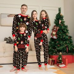 TIMIFIS Christmas Family Matching Pyjamat Naisten Puuvilla Jammies Miesten Vaatteet Yöasut pitkähihaiset Pjs perheille, pariskunnille - Vauvanpäivät hinta ja tiedot | Joulukoristeet | hobbyhall.fi