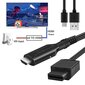 Joulun HD Wii-HDMI-sovitinmuunnin USB-kaapelilla High Speed Game Conversion kaapeli hinta ja tiedot | Pelikonsolitarvikkeet | hobbyhall.fi