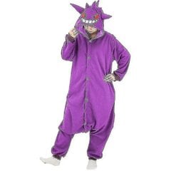 Gengar-asu kokovartalopyjamat Halloween jouluna yksiosainen kigurumi miehille, naisille M hinta ja tiedot | Naamiaisasut | hobbyhall.fi